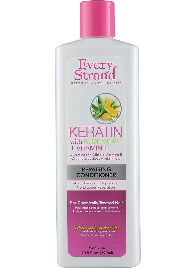 إيفري ستراند بلسم مُرمِّم بالكيراتين مع الصبار وفيتامين هـ، 399 مل - Image 1